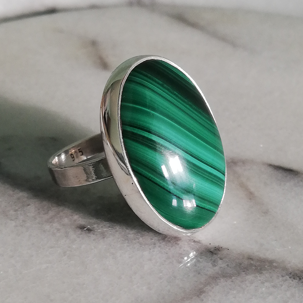 Malakit-Ring
