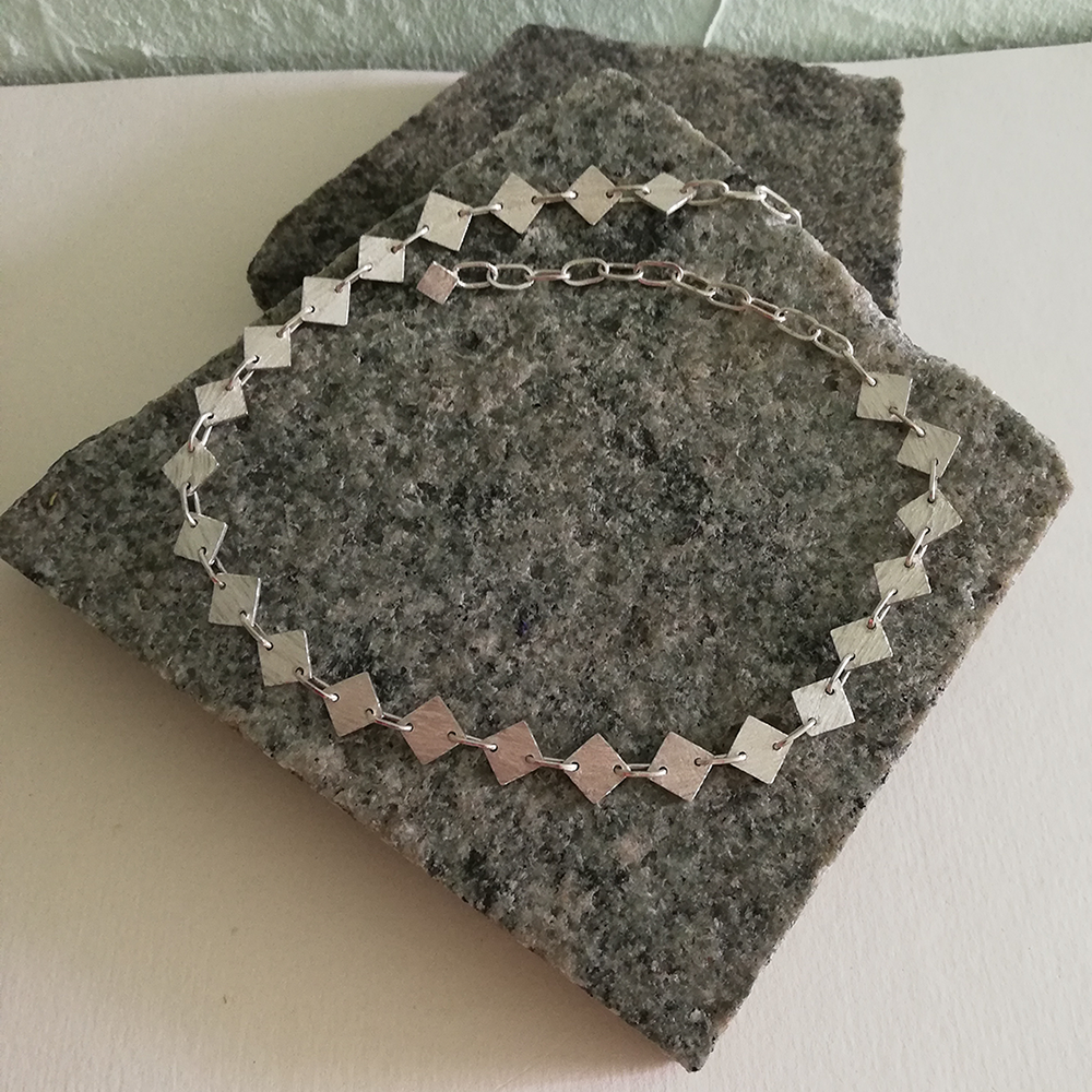 Silber-Collier